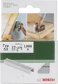 Produktbild: Bosch Accessories 2609255824 Feindrahtklammern Typ 53 1000 St. Abmessungen (L x B) 18mm x 11.4mm