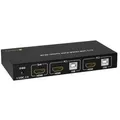 Produktbild: Techly IDATA-KVM-HDMI2U 2X1 Usb Hdmi 4Kx2K Idata  Kvm-Hdmi2U Kvm Switch Blac ~E~