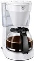 Produktbild: Melitta Easy Filterkaffeemaschine mit Glaskanne Tropfstopp - 10 Tassen - Weiß