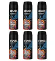Produktbild: Axe Skateboard & Fresh Roses Bodyspray Deo Spray  , 6x150ml EAN 8710847909542