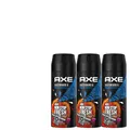 Produktbild: 3x150ml AXE Skateboard & Fresh Roses 48H Non Stop Fresh Deospray