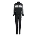 Produktbild: adidas Unisex Kinder Seasonal Essentials Tiberio 3 Stripes Tricot Track Suit, Black/White/Grey Two, 7-8 Years