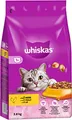 Produktbild: WHISKAS Katzen Trockenfutter Beutel Adult 1+ mit Huhn 3,8kg
