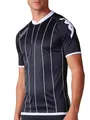Produktbild: Kappa Herren Trikot Arezzo Sportshirt Kurzarm Fußball- und Trainingsshirt mit Längsstreifen, atmungsaktiv (DE/NL/SE/PL, Alphanumerisch, XL, Regular, Regular, Schwarz)