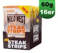Produktbild: 16x Wild West Steak Strips Beef Jerky Honey BBQ 60g (64,06 EUR/kg)