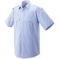 Produktbild: Exner 407 - Pilotenhemd halbarm : light blue 60% Baumwolle 40% Polyester 120 g/m2 38