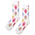 Produktbild: Happy Socks Fun Ice Cream Sock Weiß Baumwolle Gr 41/46