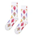 Produktbild: Happy Socks Tagessocke Crew Ice Creame (Eiscreme) weiss - 1 Paar, Größe: 41-46