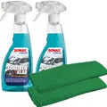 Produktbild: Sonax XTREME Scheibenklar 2x 500ml Glasreiniger inkl. 2x Mikrofasertuch