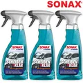 Produktbild: 3x SONAX XTREME ScheibenKlar Scheibenreiniger Fensterreiniger Glasreiniger 500ml