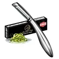 Produktbild: Premium Sparschäler aus Edelstahl für Obst & Gemüse l Schäler mit ultrascharfer Klinge geeignet als Kartoffelschäler & Spargelschäler mit ergonomischem und rutschfestem Griff