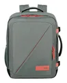 Produktbild: American Tourister Take2Cabin - Ryanair/Wizz Air/Vueling Kabinentasche 40 x 30 x 20 cm, 26.5 L, 0.60 kg, Handgepäck, Flugzeug Rucksack MS, Grau/Rosa (Sage/Coral)