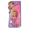 Produktbild: Barbie HPH20 Extra Mini Minis braunes Haar und pinkes Kleid NEU & OVP
