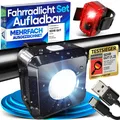 Produktbild: NEXTCOVER Fahrradlicht Set mit VisionOne - LED Set USB-C aufladbar & wasserdicht