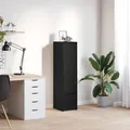 Produktbild: vidaXL Highboard Schwarz Eichen-Optik 29,5x34x119,5 cm Holzwerkstoff