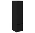 Produktbild: vidaXL Highboard Highboard Schwarz Eichen-Optik 29,5x34x119,5 cm Holzwerkstoff (1 St)