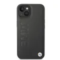 Produktbild: BMW iPhone 14 Plus / 15 Plus Hülle Case Genuine Leather Signatur Logo Hot Stamp