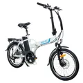 Produktbild: smartEC Camp-20H E-Bike Klapprad 250W Hinterradmotor Li-Ion-Akku 36V/15,6Ah 20 Zoll E-Klapprad E-Faltrad Elektrofahrrad Reichweite 100km bis 25 km/h Modelljahr 2024 (Weiß)