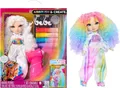 Produktbild: Rainbow High Air Brush & Create - 1 DIY Modepuppe mit Airbrush Market Kit, Abwaschbaren Regenbogen-Filzstiften Langen Haaren, Grauen Augen, Kreatives Spiel für Kinder von 4 bis 12+