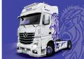 Produktbild: Italeri 3935 MB Actros MP4 Show GigaSpace Truckmodell Bausatz 1:24