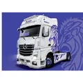 Produktbild: Italeri 3935 MB Actros MP4 Show GigaSpace Truckmodell Bausatz 1:24