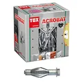 Produktbild: TOX Metall-Hohlraumdübel Acrobat M8 x 55 mm verzinkt mit metrischer Schraube M8 x 60 mm, für Befestigungen in Gipskartonplatten und geringen Hohlraumtiefen, 25 Stück, 035101171