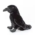 Produktbild: Rabe 33 cm Krähe schwarz Kuscheltier Vogel Plüschvogel Uni-Toys