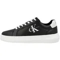Produktbild: Calvin Klein Jeans Herren Chunky Sole Sneaker Chunky Cupsole Monologo Schuhe, Schwarz (Black/White), 45