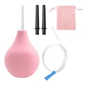 Produktbild: MIVAIUN 224 ml Darmeinlauf Klistier, Enema-Set für Männer & Frauen, 2 x abnehmbare, komfortable, Schlanke Duschkopf, 2 x langer Schlauch Duschkopf, Intim Dusche Irrigator zur Darmreinigung