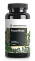 Produktbild: natural elements Focus Mode – Konzentration in Kapselform – koffeinfrei, Brahmi – Ginseng & Gingko