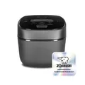 Produktbild: ZOJIRUSHI Premium Reiskocher Induktion NW-QAQ-10 – 1,0 Liter – mit Timer- und Warmhaltefunktion – inkl. Messbecher, Reislöffel und Dämpfeinsatz