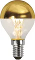 Produktbild: Star Filament LED, E14, 2700 K, 80 Ra, A, Goldkopf,