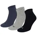 Produktbild: PUMA 6 Paar Unisex Quarter Socken Sneaker Gr. 35-49 für Damen Herren Füßlinge, Farbe:532 - navy/grey/nightshadow b, Socken & Strümpfe:35-38