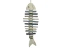 Produktbild: Dekohänger Fischgräte Holzfisch Fensterdeko Treibholz Höhe 60 cm