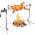 Produktbild: Lammgrill, Spanferkelgrill, Spießbratengrill, 60 kg BBQ-Spießgrill für Schwein, Lamm, Ziege, elektrischer 52-W-Motor, kommerzielle