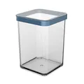 Produktbild: Rotho Loft quadratische Vorratsdose 1l mit Deckel und Dichtung, Kunststoff (SAN) BPA-frei, blau/transparent, 1l (10.0 x 10.0 x 14.2 cm)