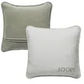 Produktbild: JOOP! Kissenbezug Uni Doubleface Silber-Jade-Grün 50 x 50 cm Wendeoptik