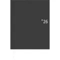 Produktbild: Zettler Wochenbuch anthrazit Leine Register 1W/2S 2026 - Buchkalender 21 x...
