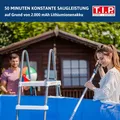 Produktbild: T.I.P. Poolsauger Akku - Teleskopierbar 1,5–2,1 m, 50 min Laufzeit, 24 l/min,