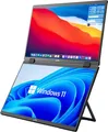 Produktbild: Lipa HDR-72 Dual Portable Monitor Full HD - Tragbarer monitor - Ultrawide Monitor - Faltbarer Monitor - Externer Bildschirm - Auch Windows und MacOS