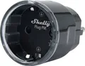 Produktbild: Shelly Plug PM Gen3 Black Funk-Steckdose Wi-Fi, Bluetooth