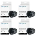 Produktbild: 4X Shelly Smarte Gen3 WLAN Steckdose Bluetooth Energiezähler Stecker Schwarz
