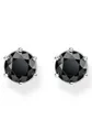 Produktbild: THOMAS SABO Paar Ohrstecker Schwarzer Stein, mit Zirkonia (synth)