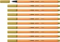Produktbild: STABILO - Fineliner - point 88-10er Pack - khaki