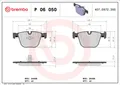 Produktbild: BREMBO P 06 050 Bremsbelagsatz, Scheibenbremse for BMW