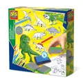 Produktbild: SES 14919 Creative Dinosaurier-Stempelset Dinosaur Stempel-Set, Grün, 40 x 200 x 200 mm