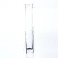 Produktbild: Glasvase Vase Glas Blumenvase Tischvase gerade schlank 36 cm, Ø 6 cm