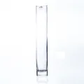 Produktbild: Glasvase, hohe Blumenvase, Solifleur, schlanke Vase aus Glas, Ø6 x 36cm