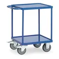 Produktbild: fetra Tischwagen 2496W mit Stahlblech-Wannen - Tragkraft 500kg TPE-Reifen