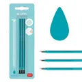 Produktbild: Erasable Gel Pen Refills for Legami Pens - Pack of 3 Turquoise Blue
